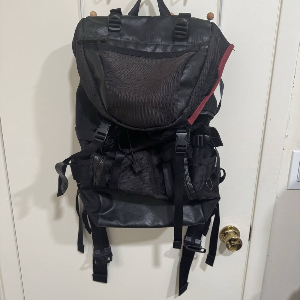 Porter Heat 25L Capacity Backpack Black Ballistic Nylon Waterproof Tarp Tokyo